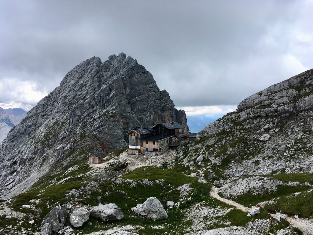 Blick zurück zur Passauer Hütte