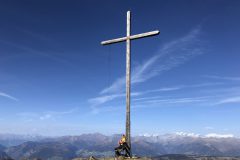 Gipfelkreuz des Pfannspitz 2.545m