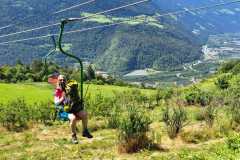 Im Sessellift Algund - Vellau