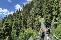 Hängebrücke am Meraner Höhenweg