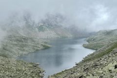 Spronser Seen, auf der Hochgang Scharte grüßt der Langsee