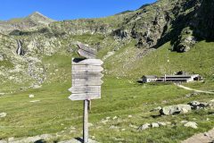 Blick zurück zur Oberkaser Alm