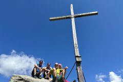 Auf dem Gipfel der Mutspitze