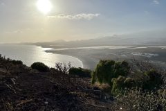 Blick hinunter zum Playa de la Tejita