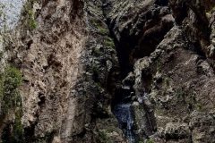 Wasserfall am Ende des Barranco del Infierno