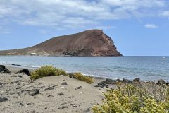 Montaña Roja, vom Playa de la Tejita aus gesehen