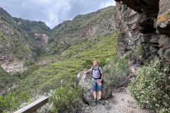 Aufstieg durch den Barranco de Ruíz