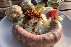 Schafwurst auf der Wurzer Alm