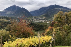 Herbstliche Aussicht auf die Mutspitze