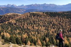 Fernsicht in die Dolomiten