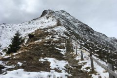 Anstieg zur Mutspitze auf 2.291m