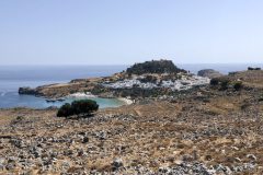Blick auf Lindos