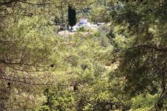 Blick zurück auf's Kloster Kamirí
