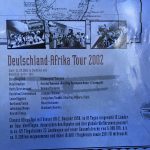 Info-Plakat zur Deutschland-Afrika-Tour 2002