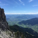 Blick nach Saalfelden beim Abstieg von der Passauer Hütte