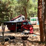 Angekommen auf dem Camping Slatina auf Cres