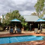 Pool im Urban Camp in Windhoek