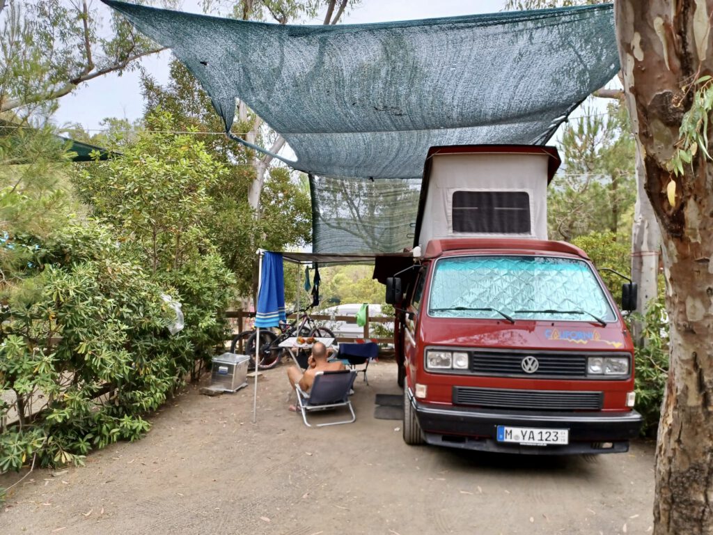 Elba: RedBulli auf dem Camping Laconella
