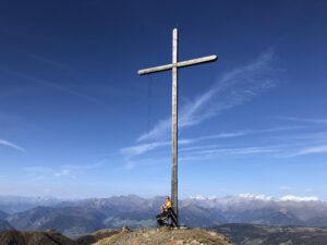 Gipfelkreuz des Pfannspitz 2.545m