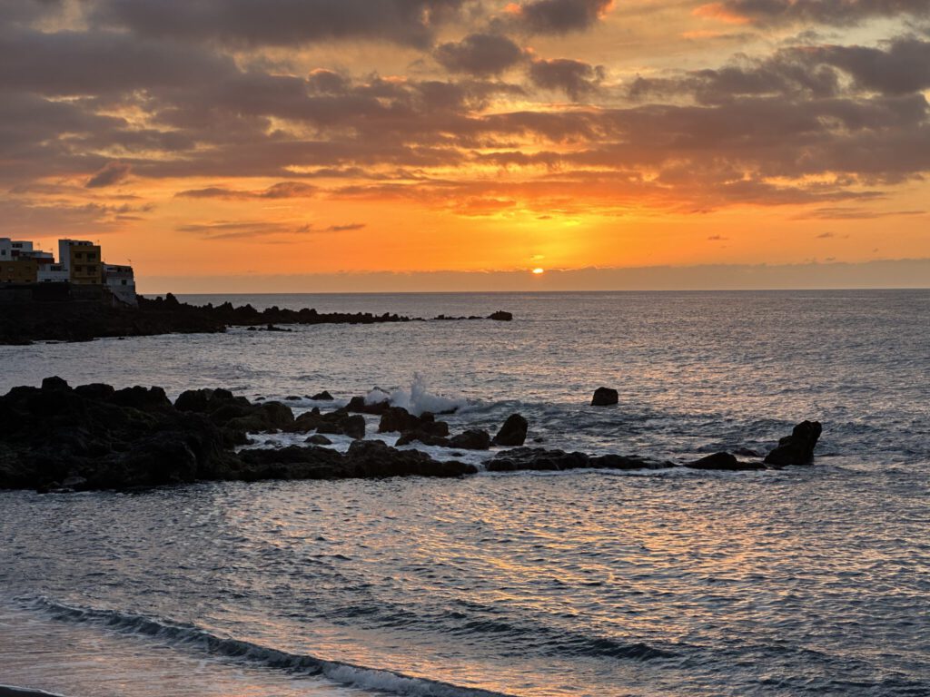 Sunset in Puerto de la Cruz