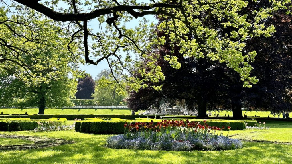 Schlosspark von Česky Krumlov