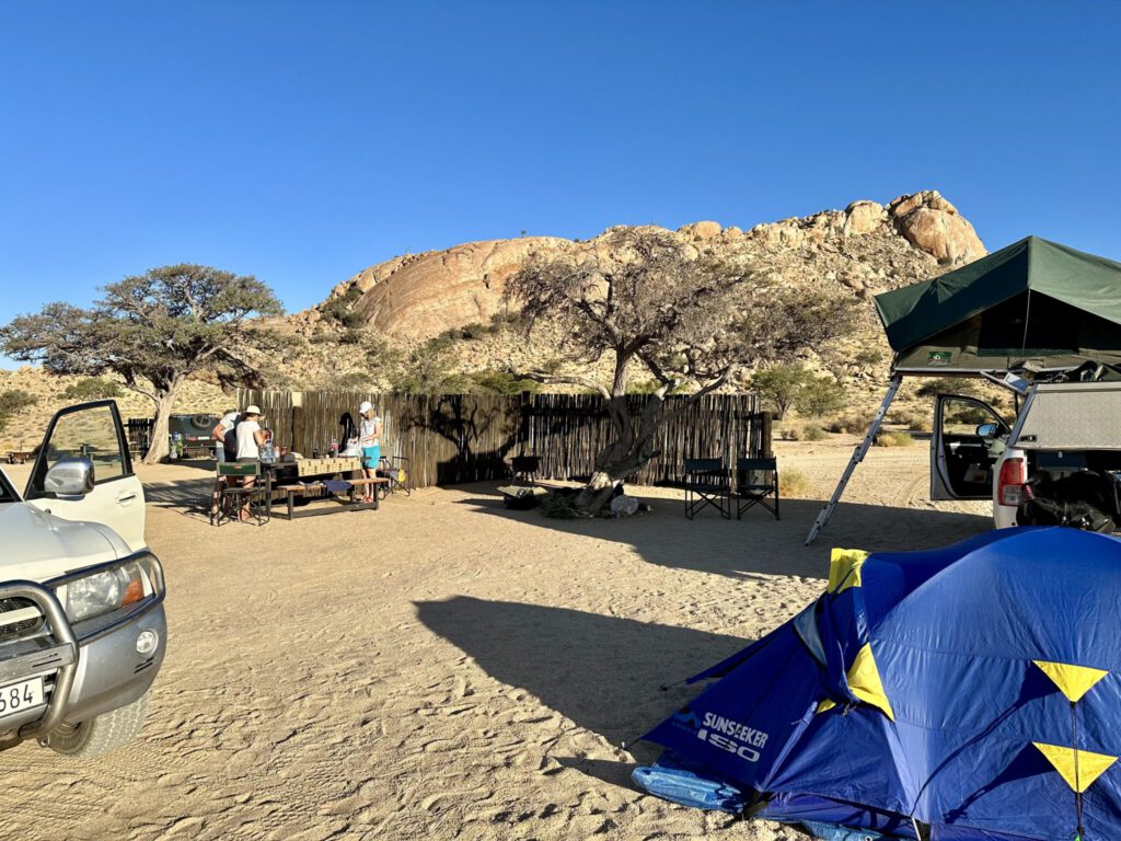Camping in Klein-Aus-Vista