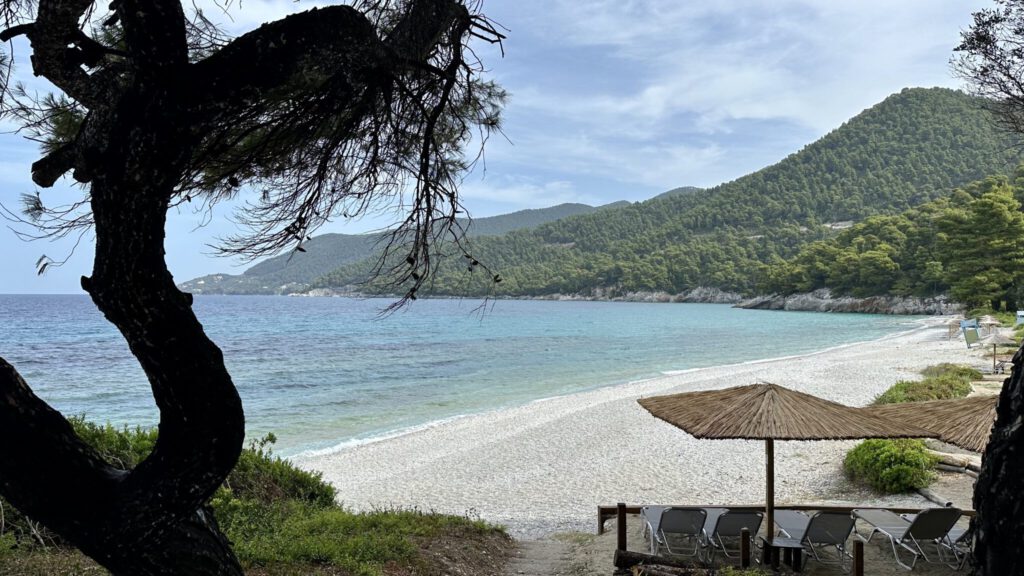 Milia Beach auf Skopelos