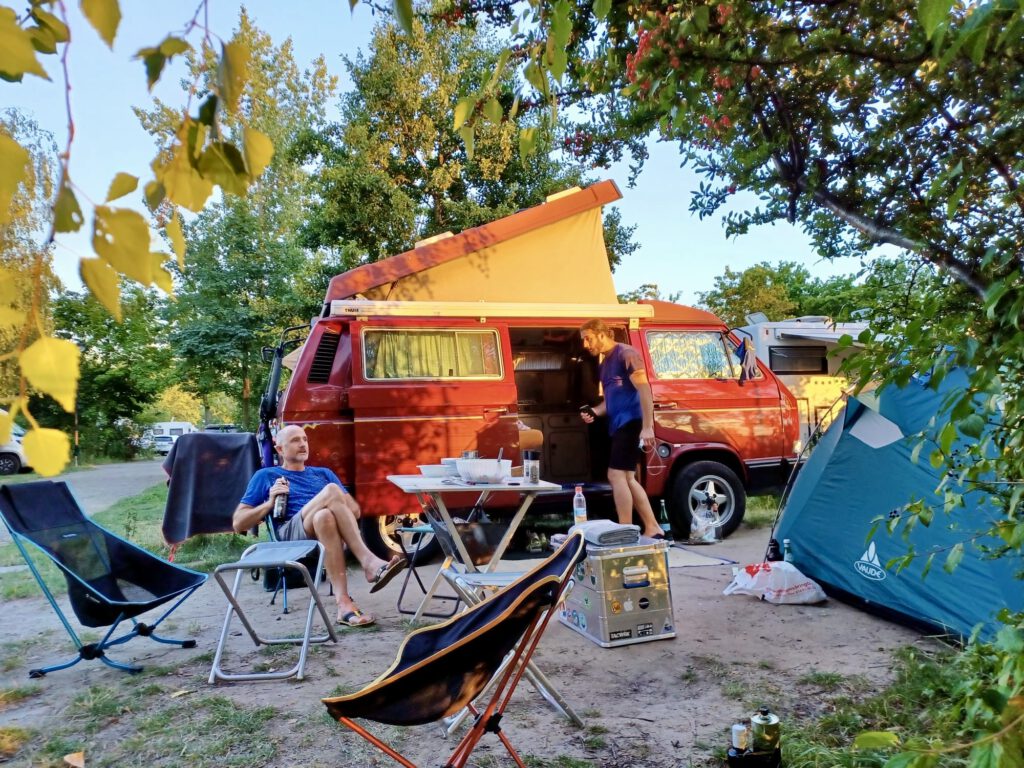 Chillen auf dem Campingplatz