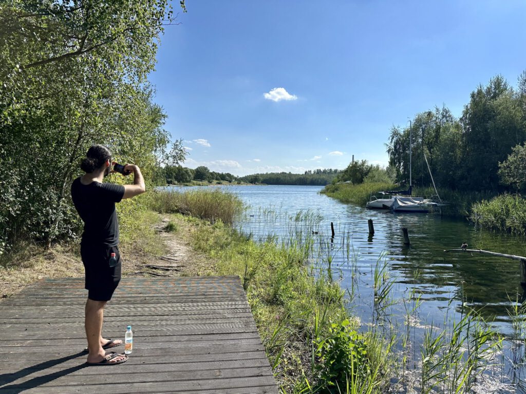 Angekommen am Kulkwitzer See