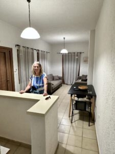 Wohnraum & Küche im Athina Villas
