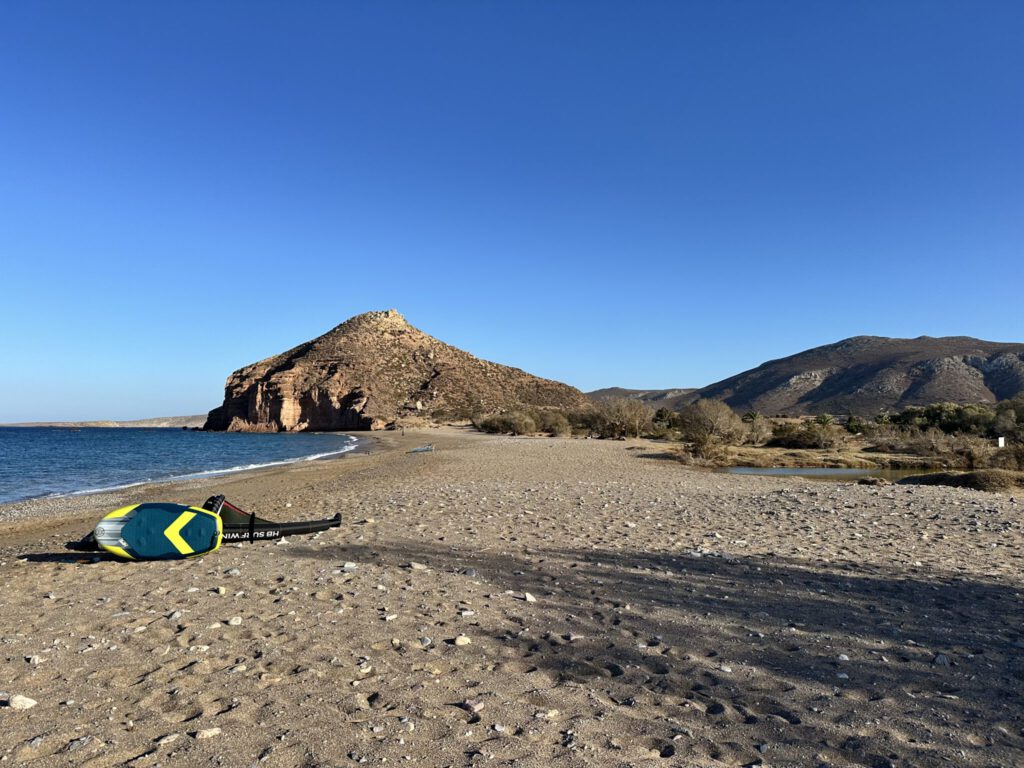 Kouremenos Beach in Abendstimmung