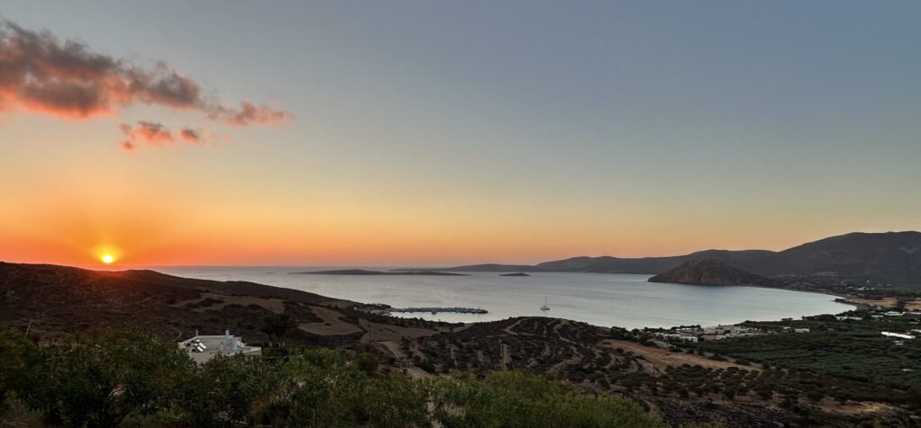 Sonnenaufgang über dem Kouremenos Beach
