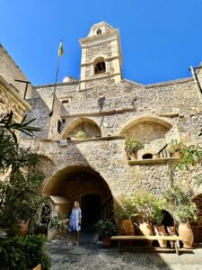 Innenhof des Kloster Toplou