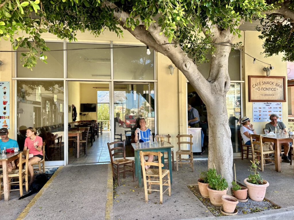 Café Pontios in Ano Zakros