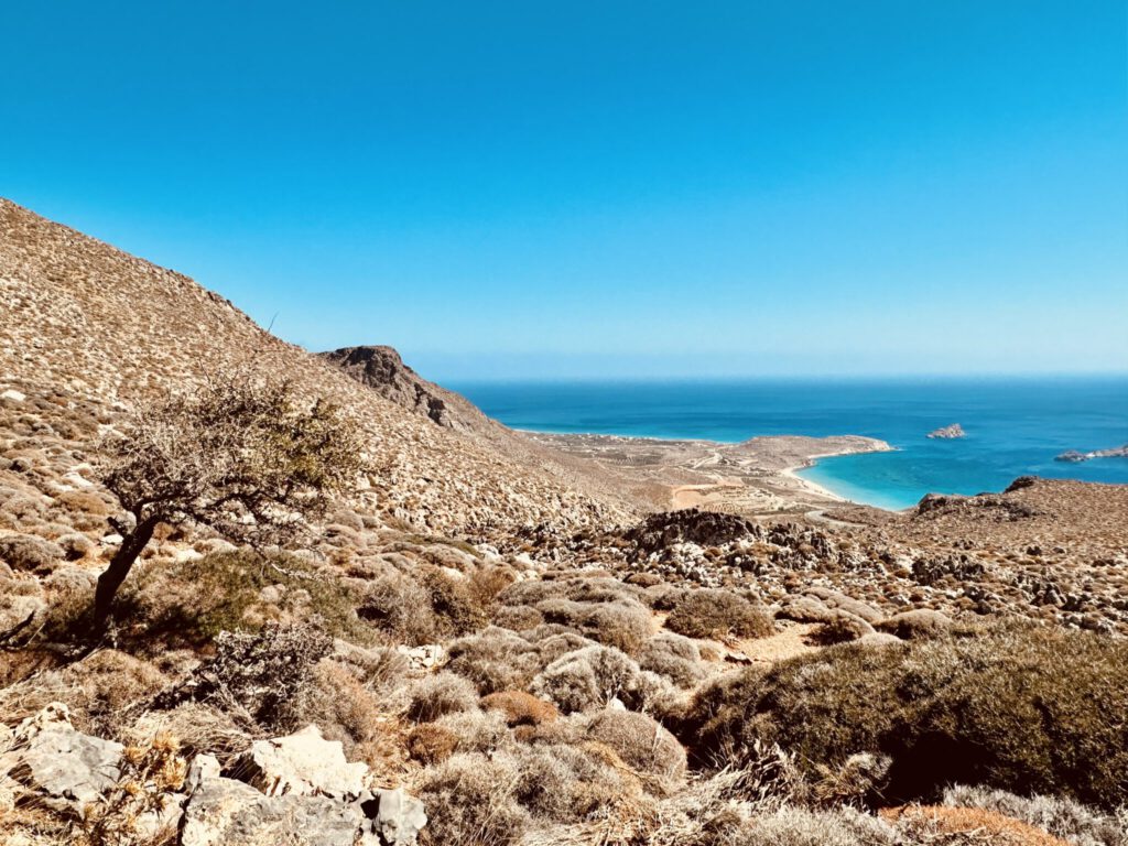 Blick zurück nach Xerokampos