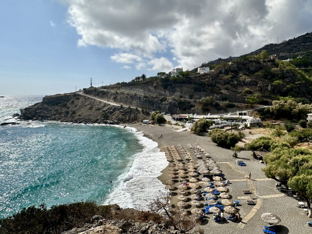 Achlia Beach, von Osten aus gesehen