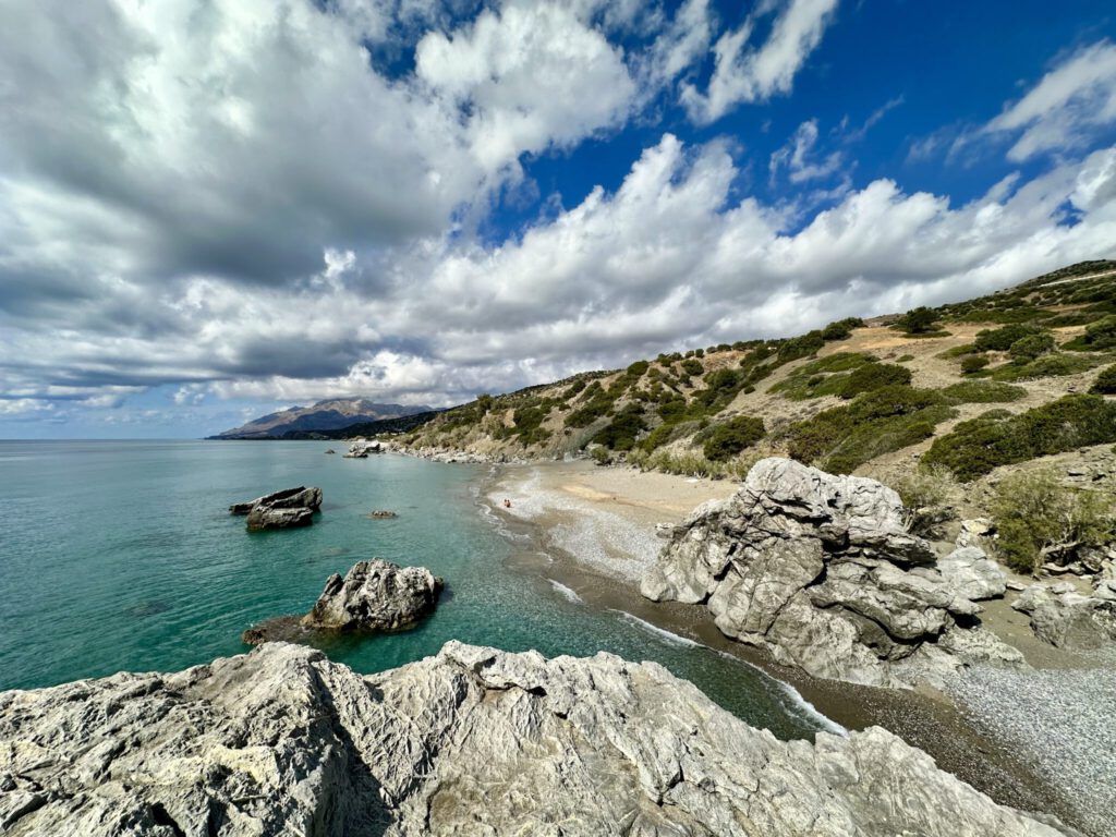 Listis Beach in Richtung Westen geschaut