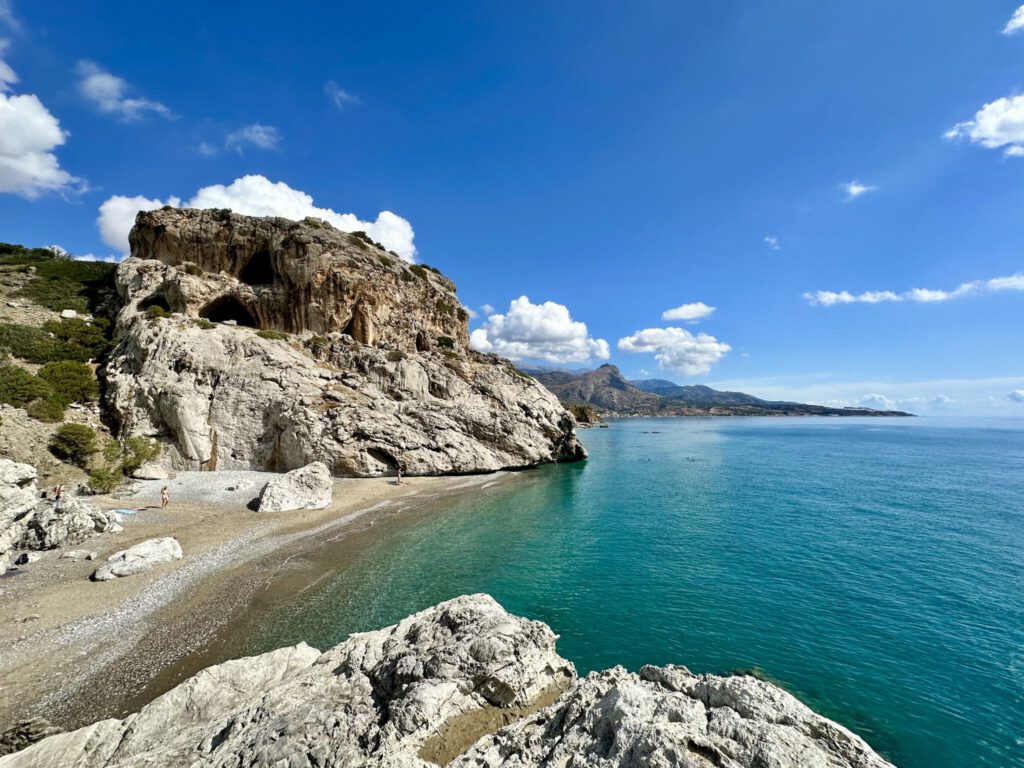 Listis Beach in Richtung Osten (Kastri)