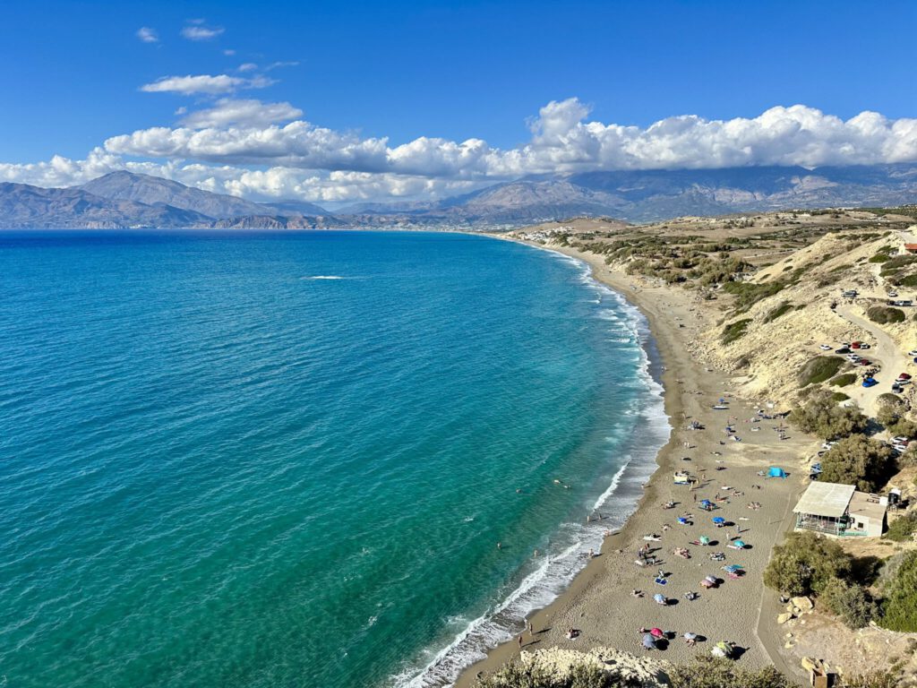 Kommos Beach von oben