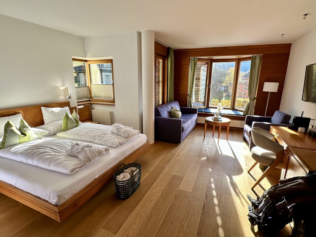 Unser Zimmer im „Brandauer‘s Villen Seehotel“
