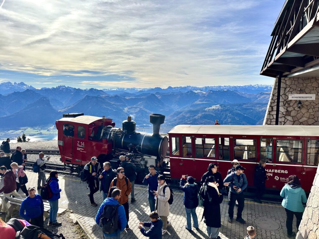 Bergstation der Schafbergbahn