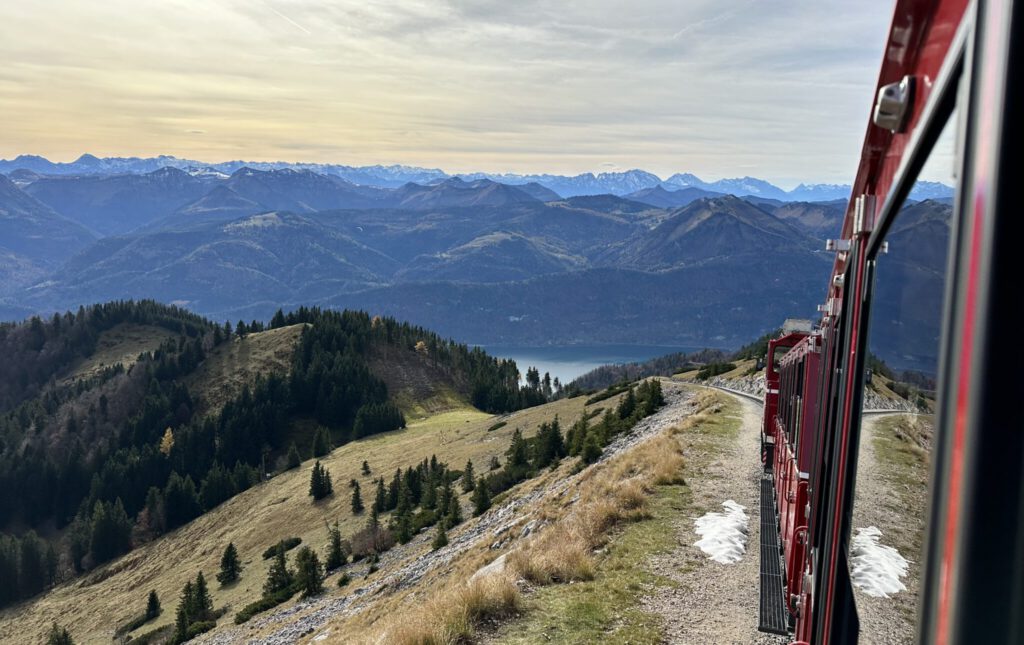 Aussicht bis weit in die Zentralalpen
