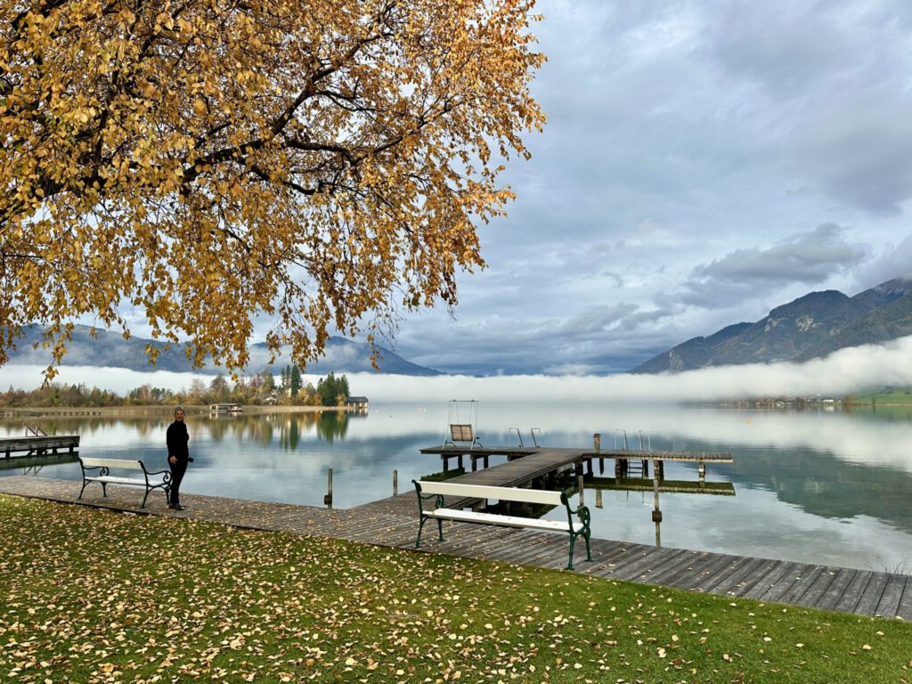 Herbstliche Morgenstimmung am Wolfgangsee