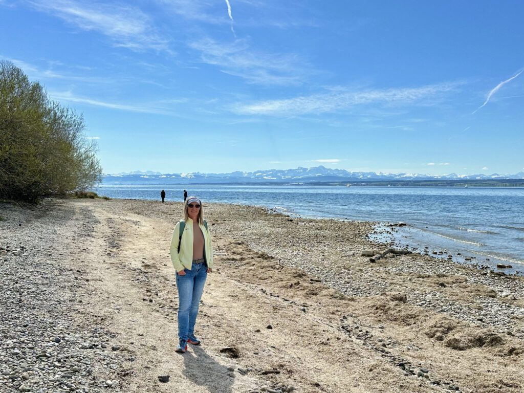 Am Bodenseeufer, zwischen Hagnau und Meersburg