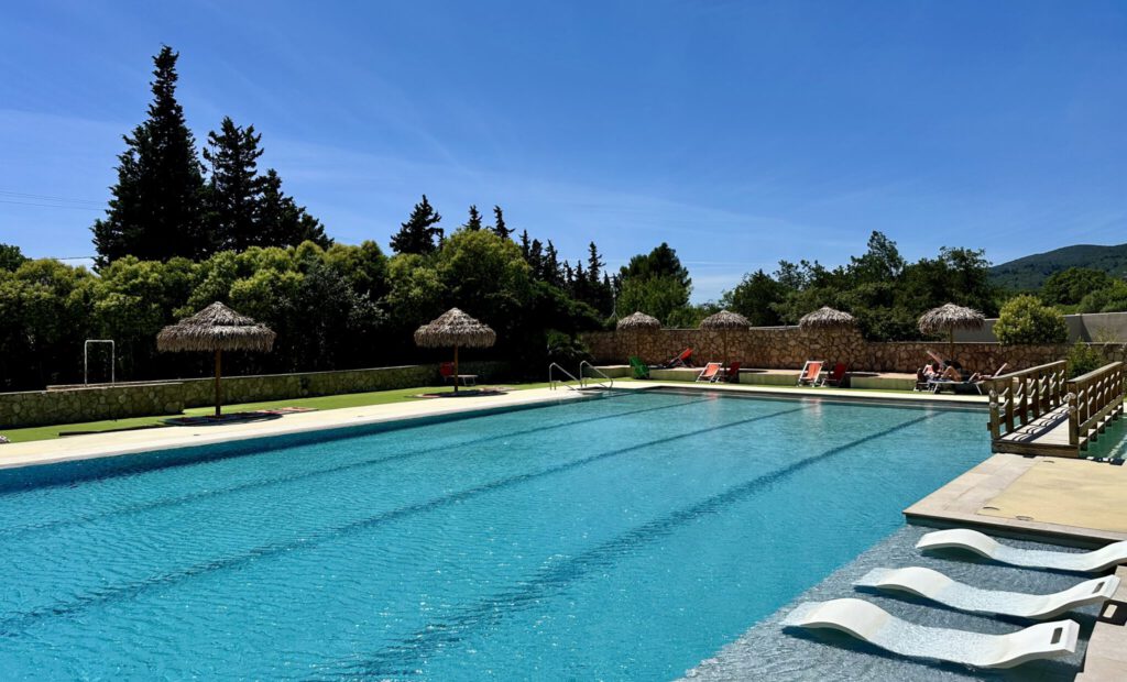 Pool auf dem Camping Les Hautes Prairies