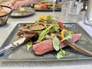 Entenbrust im Restaurant Les Terrasses d’Ansouis