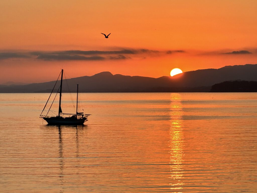 Sonnenuntergang auf der Halbinsel Giens