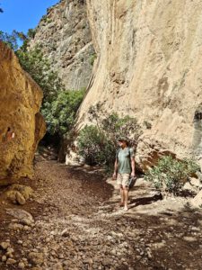 Engstelle in der Lissos-Schlucht