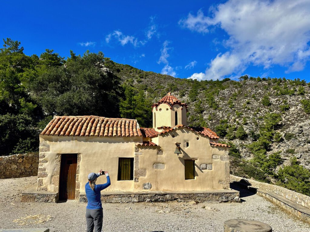 Kleine Kapelle Agia Irini oberhalb von Sougia
