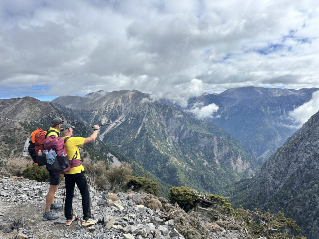 Blick zur Samaria Schlucht